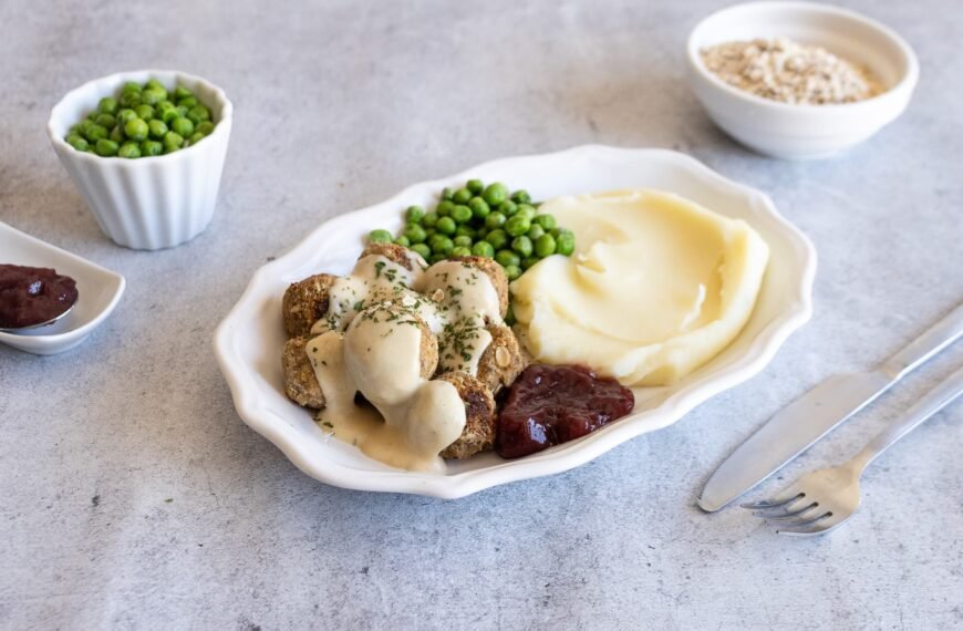 Albóndigas Suecas de Avena y Garbanzos
