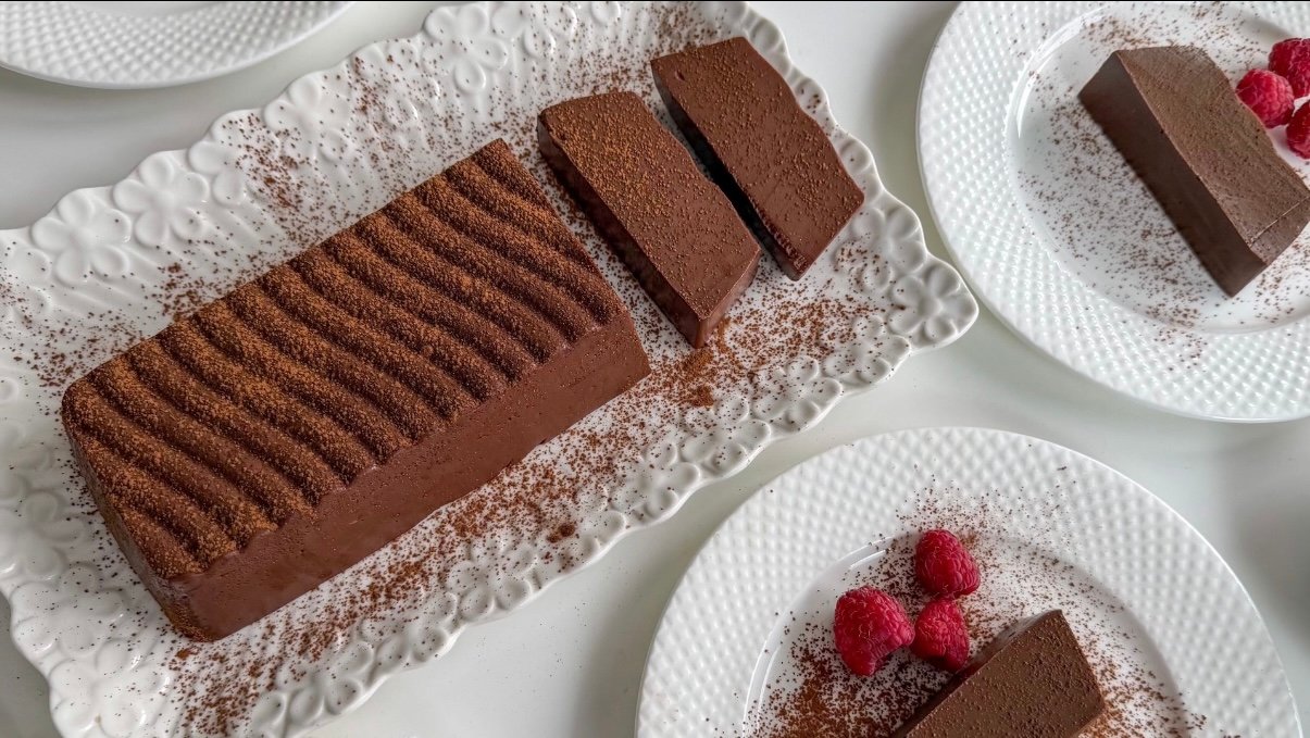 Pudín de chocolate con leche de avena 