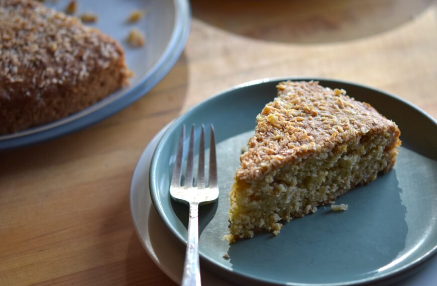 Pastel de avena de grano entero