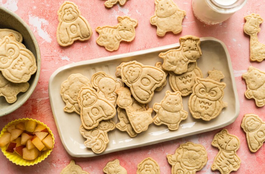 Galletas de avena con forma de animales