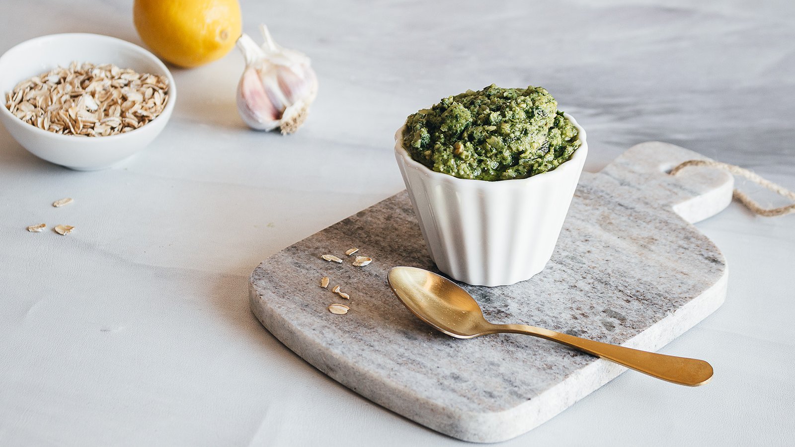 pesto de avena