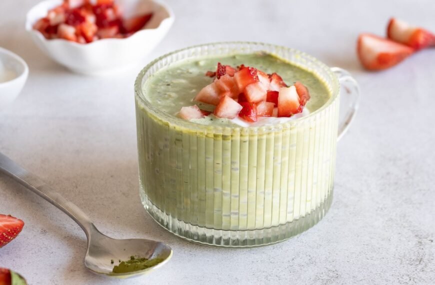 Overnight Matcha con Avena