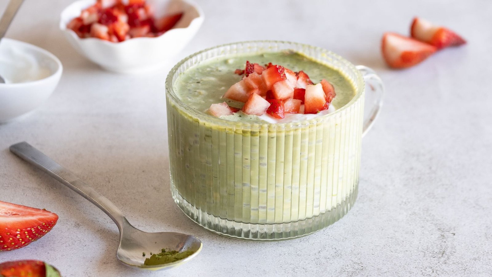 Overnight Matcha con Avena