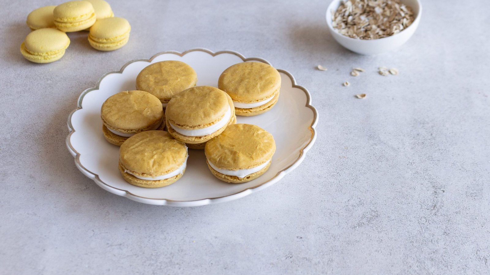 Macarons de Avena (Nut-Free)
